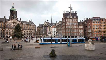 Blick auf die Stadt Amsterdam
