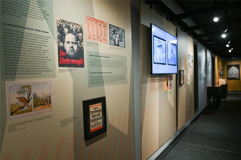 Blick in die Ausstellung über die „Untermenschen“