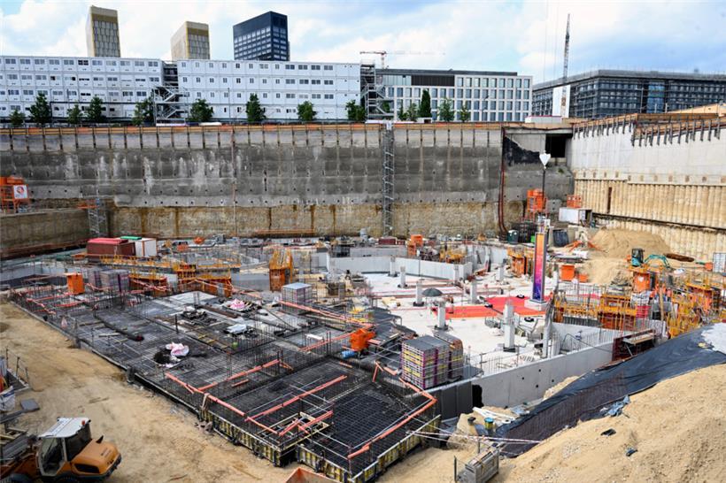 Blick in die Baustelle
