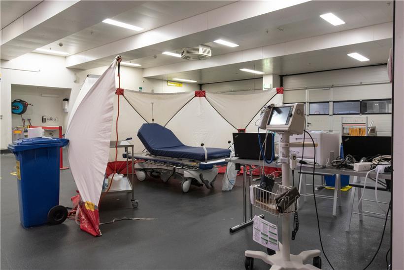 Blick in die Corona-Intensivstation.