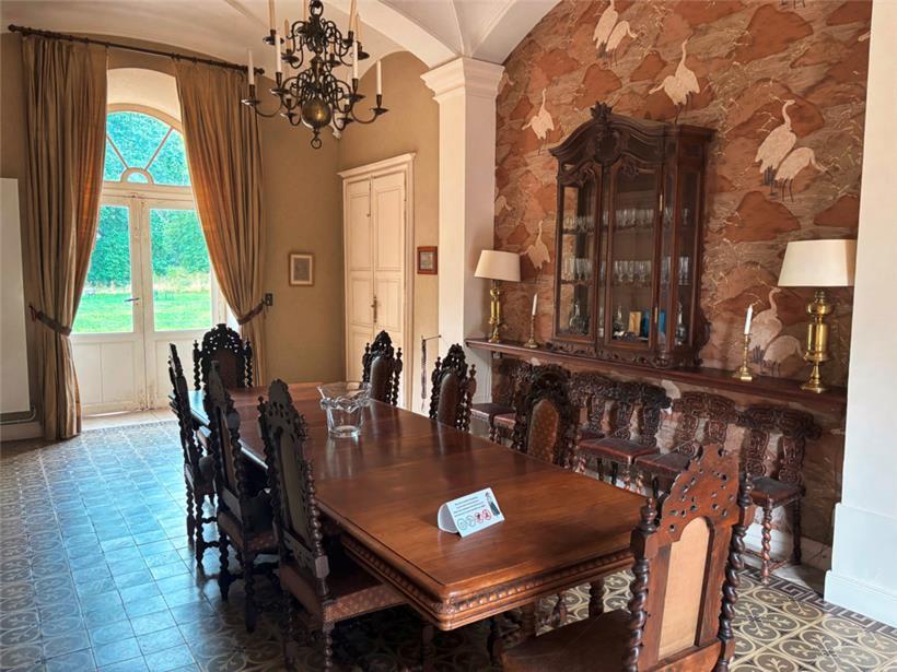 Blick ins Esszimmer der Familie Gargan