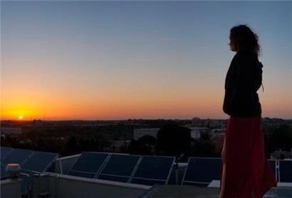 Blick über die Stadt in friedlicheren Zeiten: Emilie Wildschutz studiert seit vergangenem Oktober in Israel – und steckt jetzt mitten in dem aufgeflammten Konflikt
