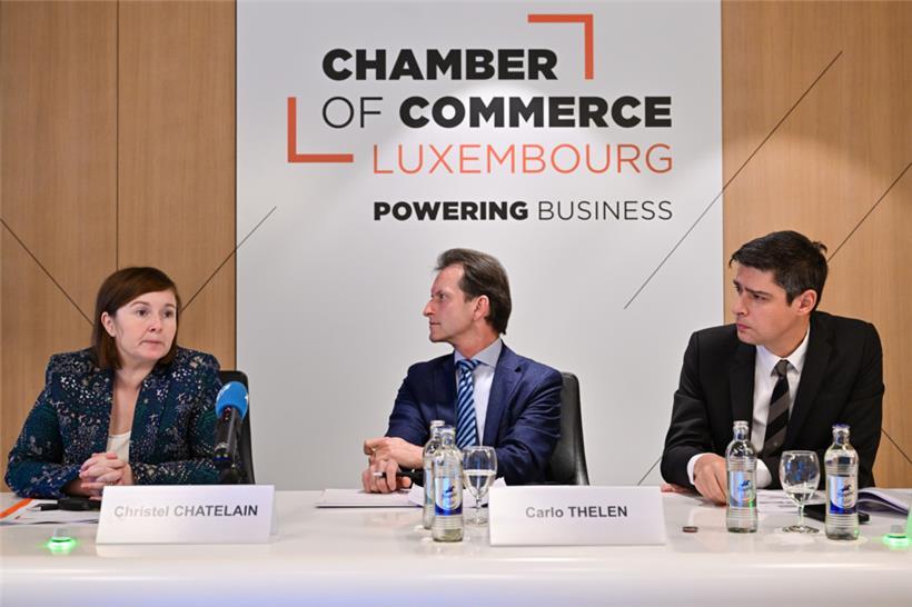 Blicken zwiegespalten in die Zukunft Luxemburgs (v.l.): Christel Chatelain, Carlo Thelen und Anthony Villeneuve
