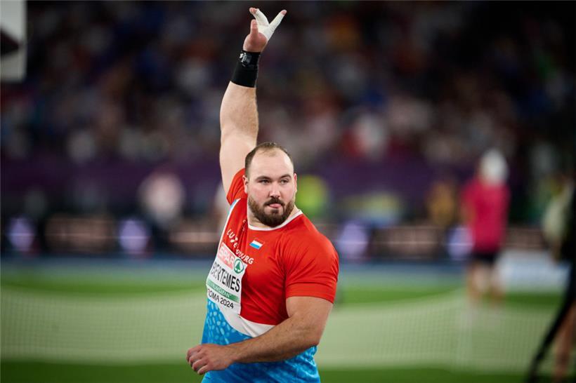 Bob Bertemes hat im EM-Finale 20,86 Meter gestoßen
