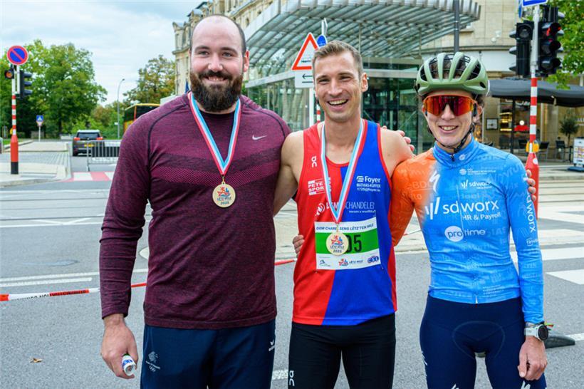 Bob Bertemes und Christine Majerus ließen sich den Abschied des Olympia-Finalist...