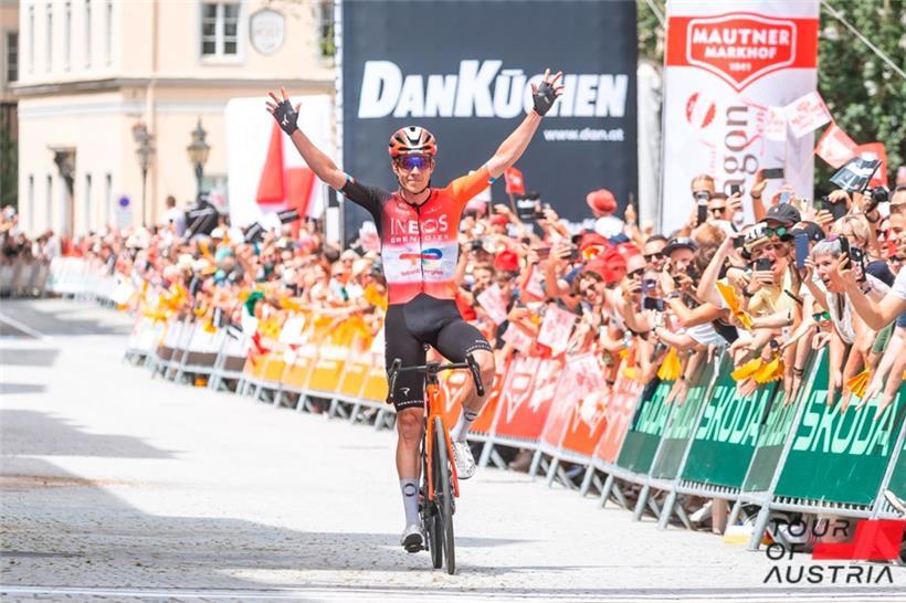 Bob Jungels durfte sich am Sonntag in Feldkirch über seinen 27. Profisieg freuen
