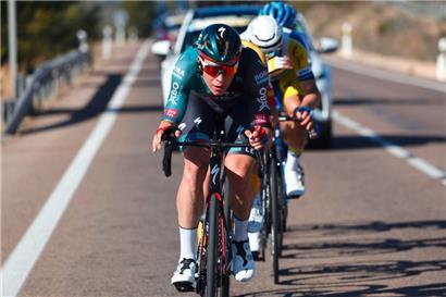 Bob Jungels wurde am Freitag nach einer erfolgreichen Fahrt in der Ausreißergruppe Zweiter
