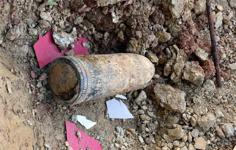 Bombe aus dem Ersten Weltkrieg
