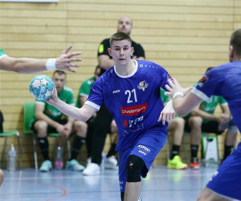 Borys Brukwicki war mit elf Toren der beste Werfer der Partie
