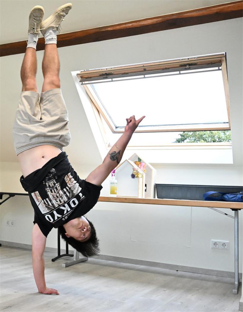 Brandon Konrad ist sozusagen Breakdance-Autodidakt

