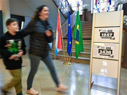Brasilianischer Wahltag im Escher Rathaus. 1.442 Wahlberechtigte hatten sich registrieren lassen.