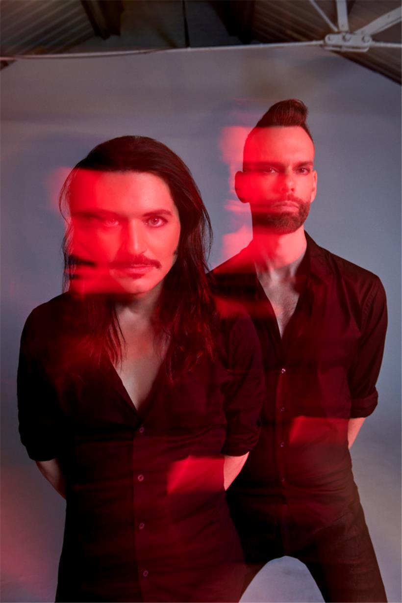 Brian Molko (l.) und Stefan Olsdal von der Band Placebo
