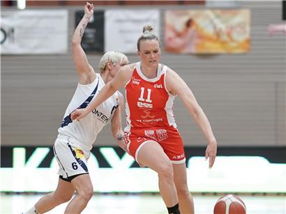 Bridget Yoerger im Trikot von Sparta im Pokal- und Meisterschaftsfinale der letzten Saison.