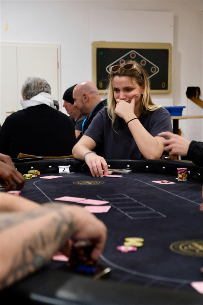 Brittany, 21, gehört zu den jüngsten Spielerinnen im Club. Sie fand über Facebook zum Turnier in Rümelingen.
