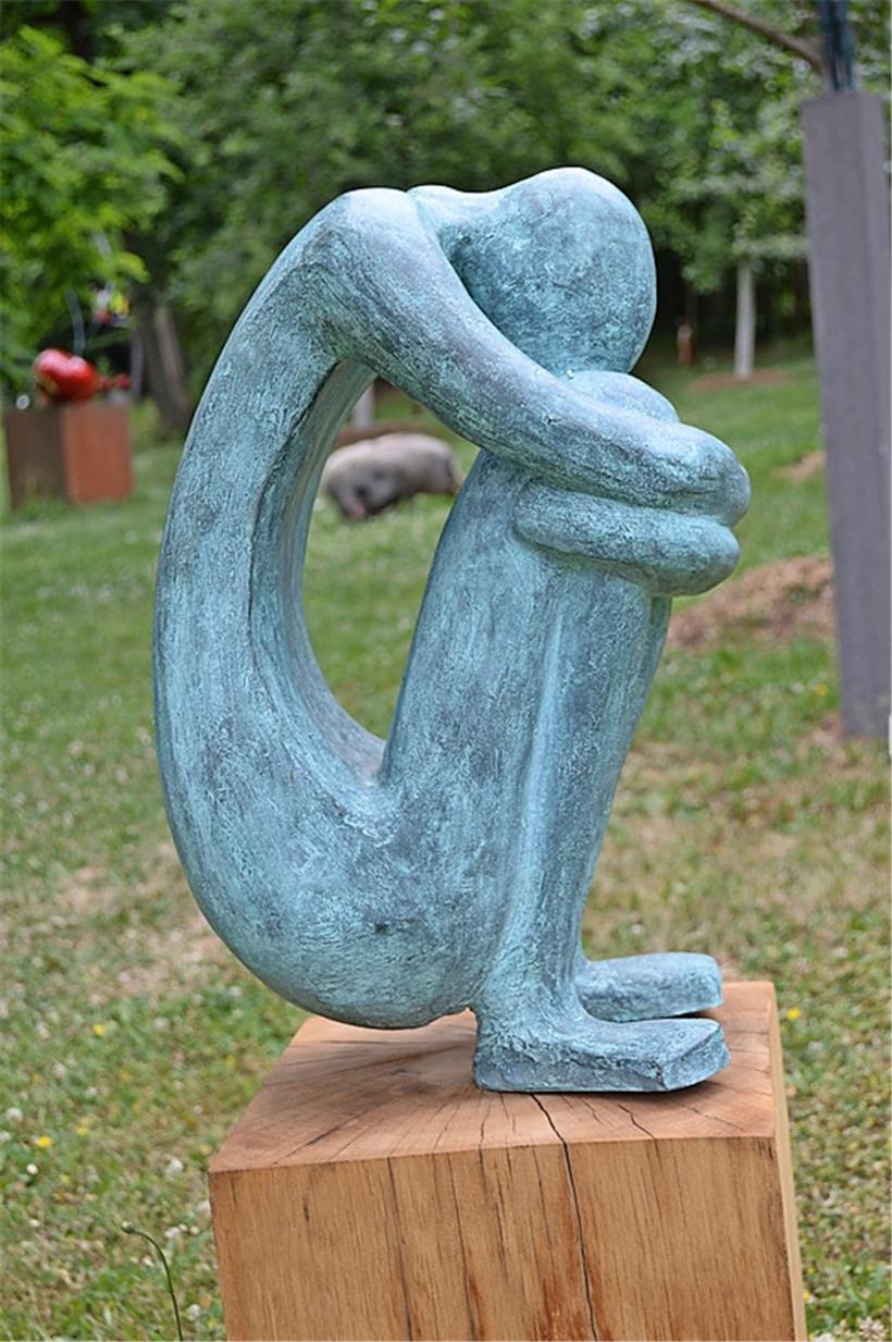 Bronzewerk der deutschen Künstlerin Ute Hölscher
