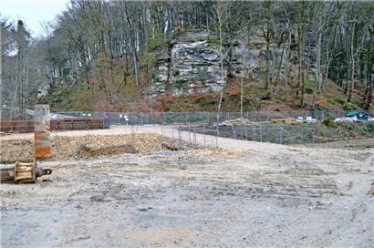 Brückenbau bei der Kreuzung des CR118
