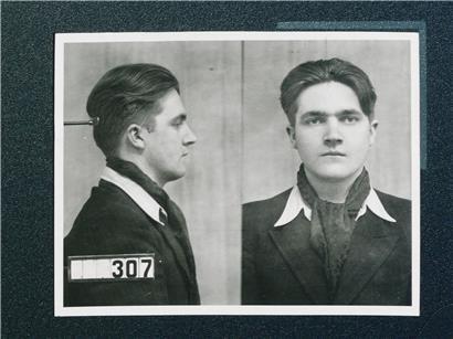 Porträt von Ado Rinnen, jünger Resistenzler aus Bettemburg, hingerichtet 1944 im Alter von 20 Jahren unter Nationalsozialismus