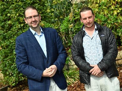 Bürgermeister Christian Weis (l.) und „Chief Resilience Officer“ Philippe Weis: Resilienz soll in Esch sowohl die Stadt als auch die Bevölkerung betreffen