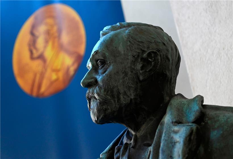 Büste des Preisstifters Alfred Nobel

