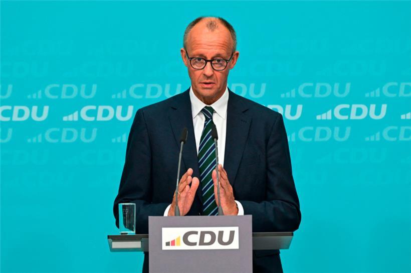 CDU-Chef Friedrich Merz will den Fokus auf andere Themen als auf die Verfügbarkeit von Koalitionspartnern legen 
