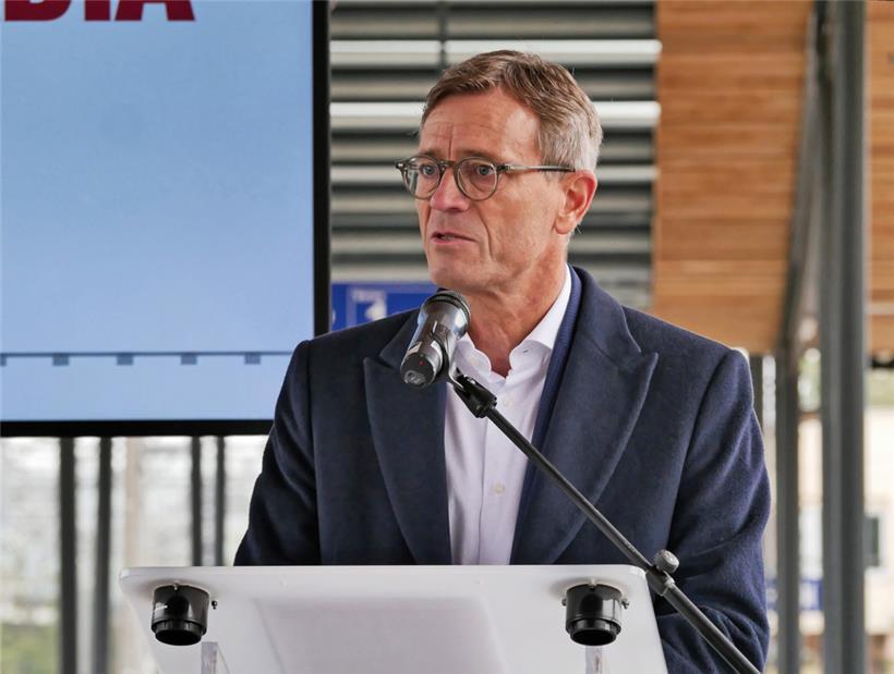 CFL-Generaldirektor Marc Wengler präsentierte das neue Rollmaterial mit durchaus...