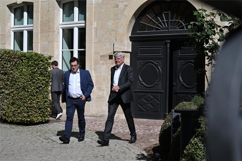 CGFP-Präsident Romain Wolff (r.)