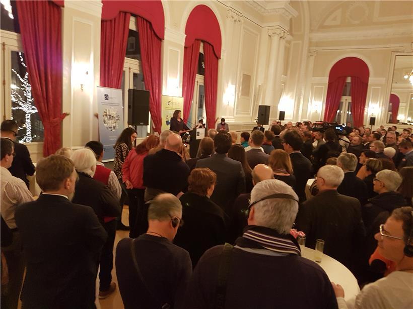 CSL-Präsidentin Nora Back erinnerte in ihrer Ansprache an die grundsätzlichen Forderungen der Kammer
