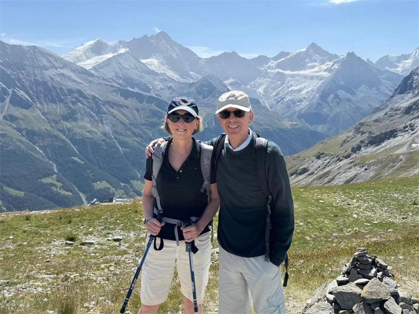 CSV-Premier Luc Frieden und seine Ehefrau Marjolijne waren im August „an d‘Bierger hiken“