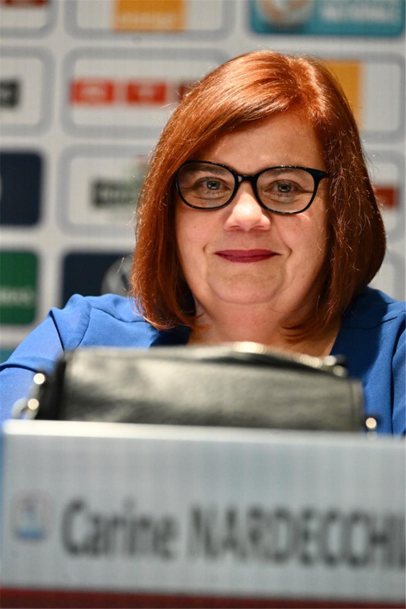 Carine Nardecchia, Präsidentin der Damen-Kommission der FLF
