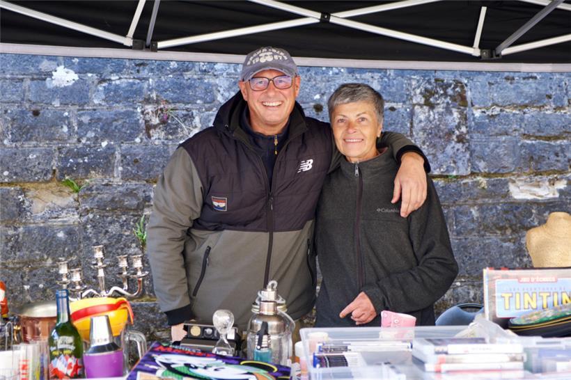 Carmen Kayser und ihr Mann verkaufen regelmäßig in Arlon – „weil hier die Stimmu...