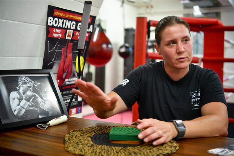 Caroline André, die Trainerin des Differdinger Boxclubs, möchte ihren Sport bekannter machen
