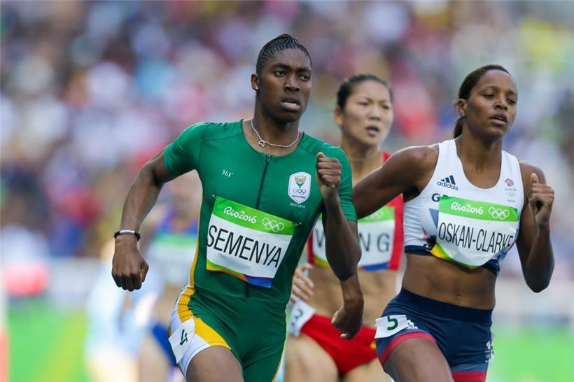 Caster Semenya hatte bei den Olympischen Spielen 2016 über 800 m Gold gewonnen
