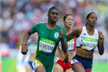 Caster Semenya hatte bei den Olympischen Spielen 2016 über 800 m Gold gewonnen
