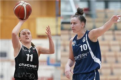 Catherine Mreches (l.) und Esmeralda Skrijelj (r.) freuen sich auf das Finale