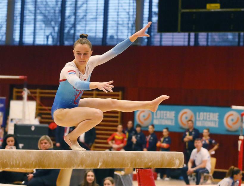 Céleste Mordenti leistete sich an allen vier Geräten zu viele kleine Fehler
