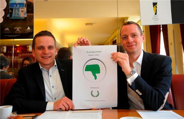 Charles Hurt (l.) und Serge Wilmes (r.) im Jahr 2013
