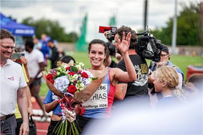 Charline Mathias beendete am Sonntagabend ihre Karriere
