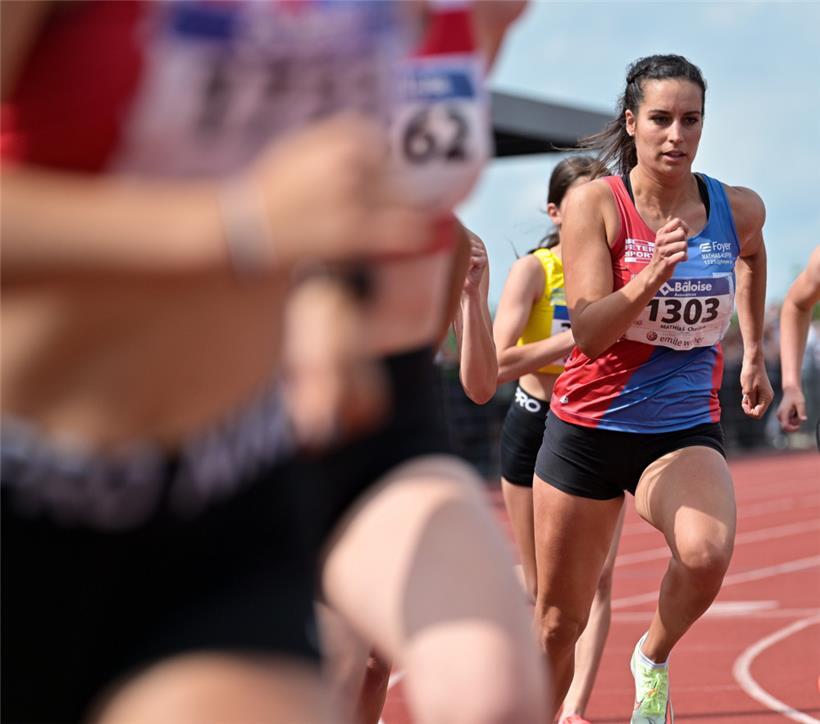 Charline Mathias holte den Meistertitel über 800 Meter
