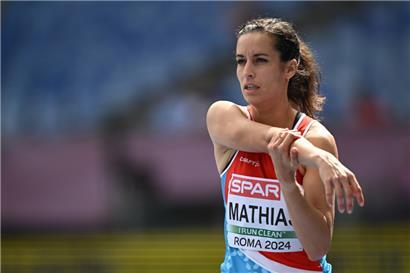 Charline Mathias nahm in Rom erstmals seit sechs Jahren wieder an einer Outdoor-EM teil
