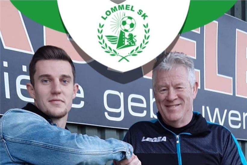 Chris Philipps und sein künftiger Trainer Peter Maes
