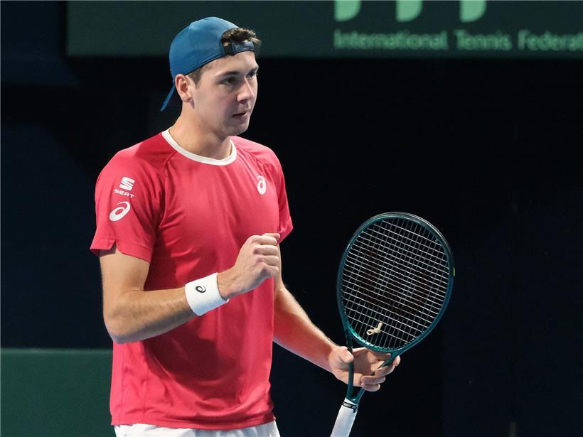 Chris Rodesch feiert Grand-Slam-Premiere in Australien mit beeindruckendem Tennis-Match auf Hartplatz