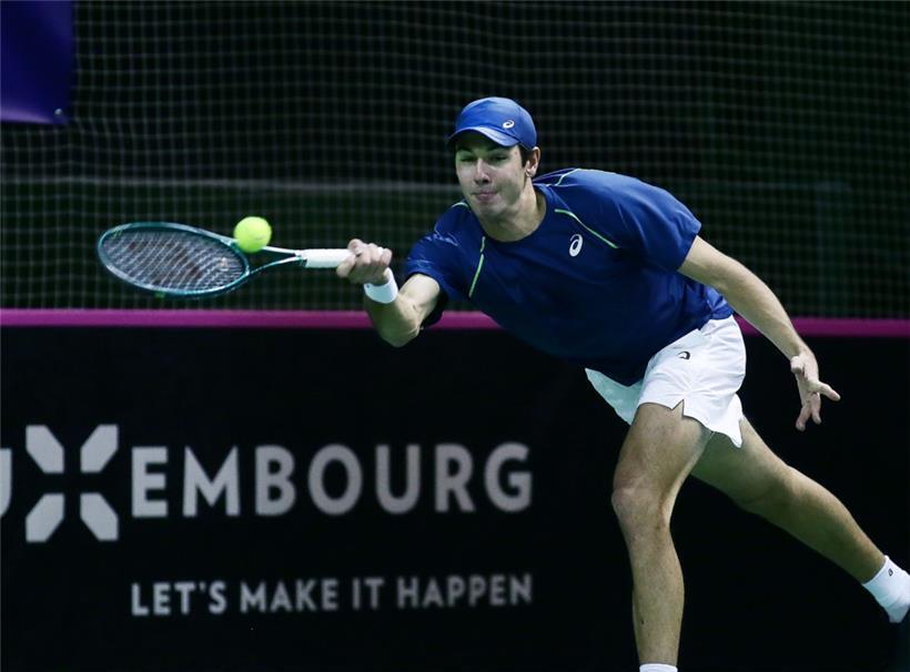Chris Rodesch musste sich am Montag in der 1. Runde von Wimbledon geschlagen geben
