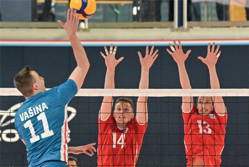 Chris Zuidberg (l.) und Yannick Erpelding fuhren mit Luxemburg den ersten Sieg ein
