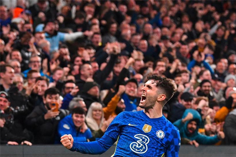 Christian Pulisic konnte für den FC Chelsea auf 2:0 erhöhen 
