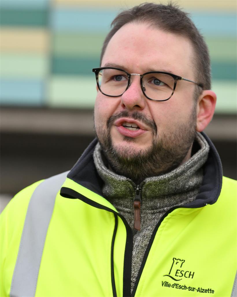 Christian Weis war am Donnerstagmorgen wieder vor Ort
