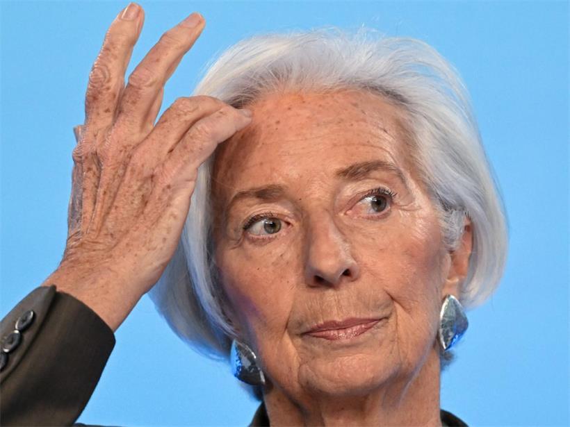 Christine Lagarde, Präsidentin der Europäischen Zentralbank (EZB), spricht auf einer Pressekonferenz