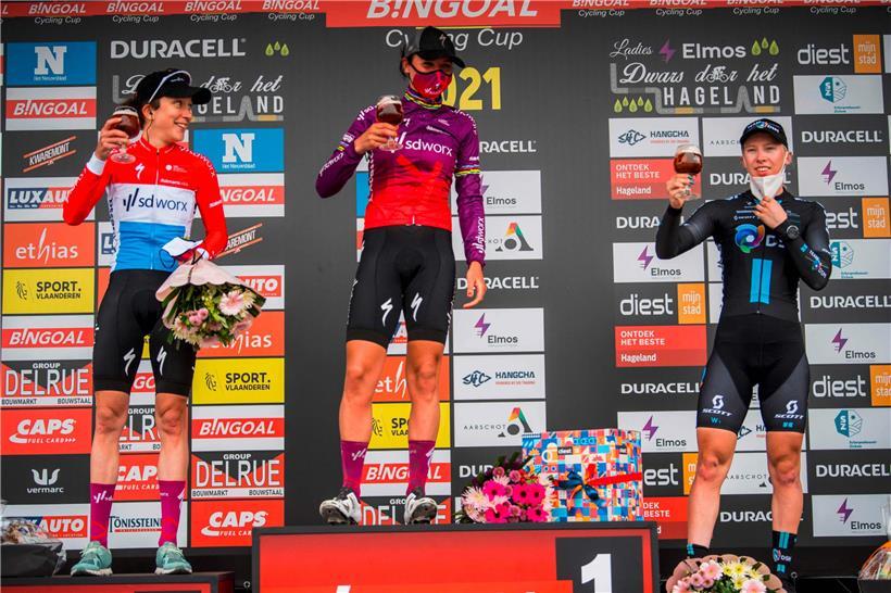 Christine Majerus feierte mit Chantal van den Broek-Blaak am Samstag einen Doppelerfolg
