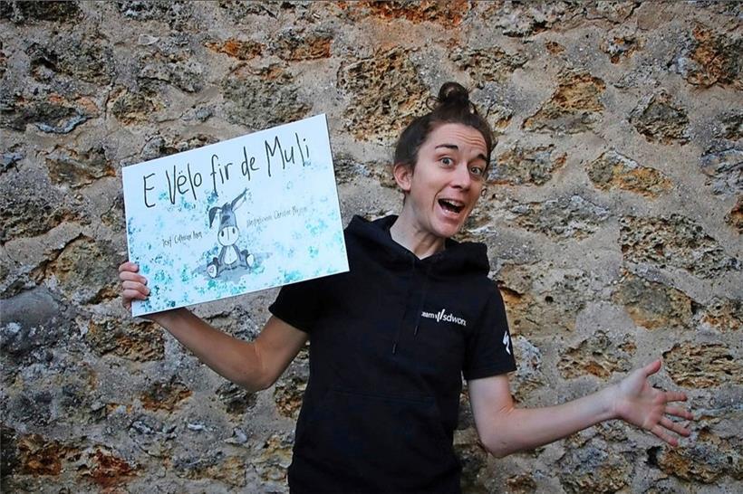 Christine Majerus sorgte für die Illustrationen im Kinderbuch „E Vëlo fir de Muli“
