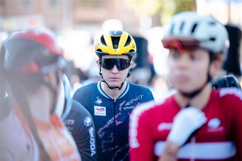 Christine Majerus stürzte bei der Gravel-WM, fuhr aber dennoch in die Top 20
