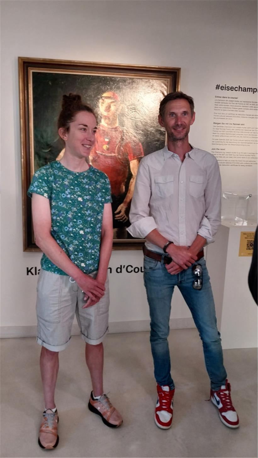 Christine Majerus und Fränk Schleck
